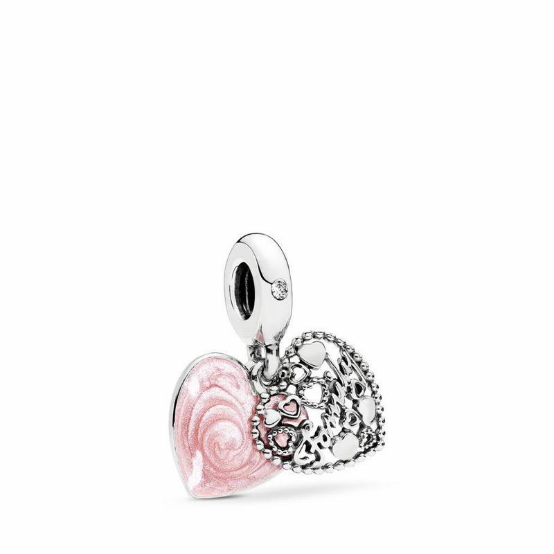 Pandora Love Makes A Family Dangle Charm Online NZ, Sterling Silver (895270-RLH)